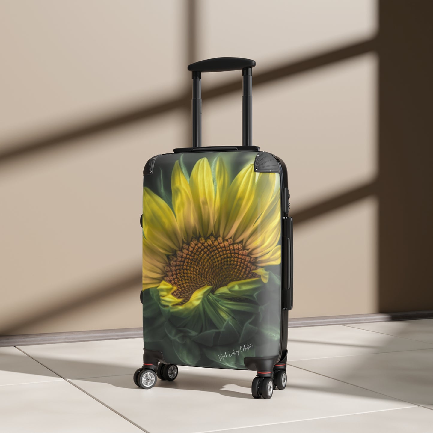 Bashful Brilliance Custom Art Luggage