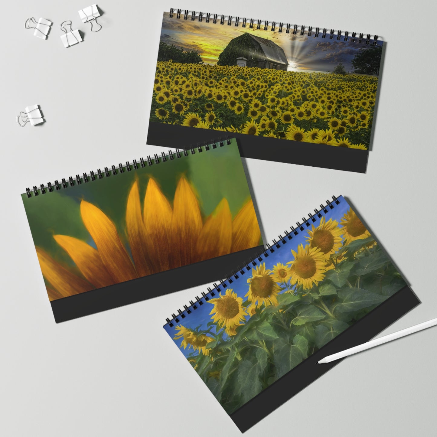 Mark Lindsay Spectacular Sunflower Collection Desk Calendar