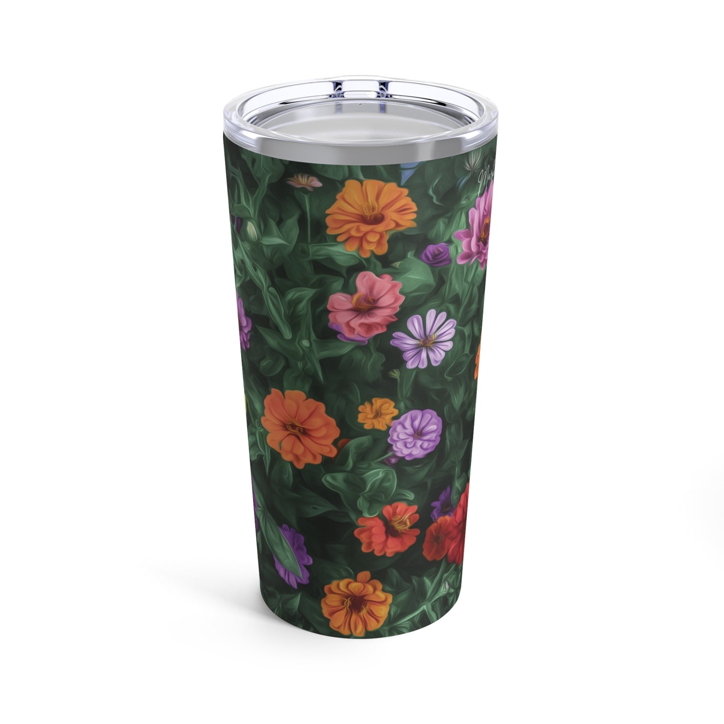 Flower Garden Tumbler 20oz