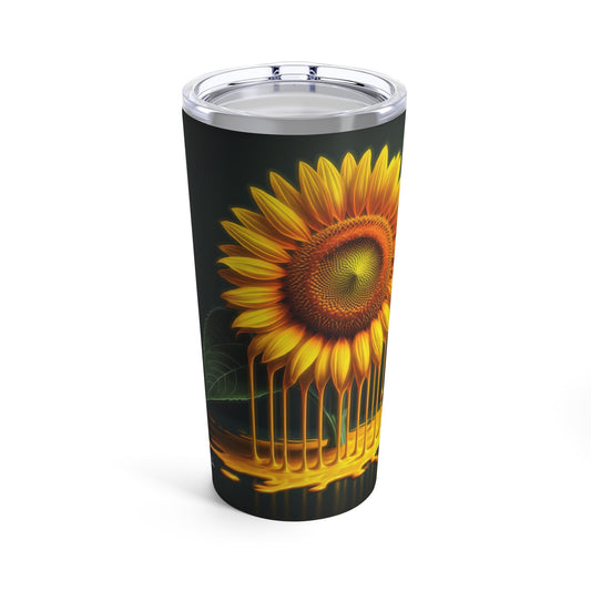 Sunflower with Golden Tears Tumbler 20oz