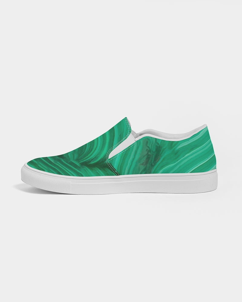 Malachite Spirit of Nature Slip-On Canvas Shoes