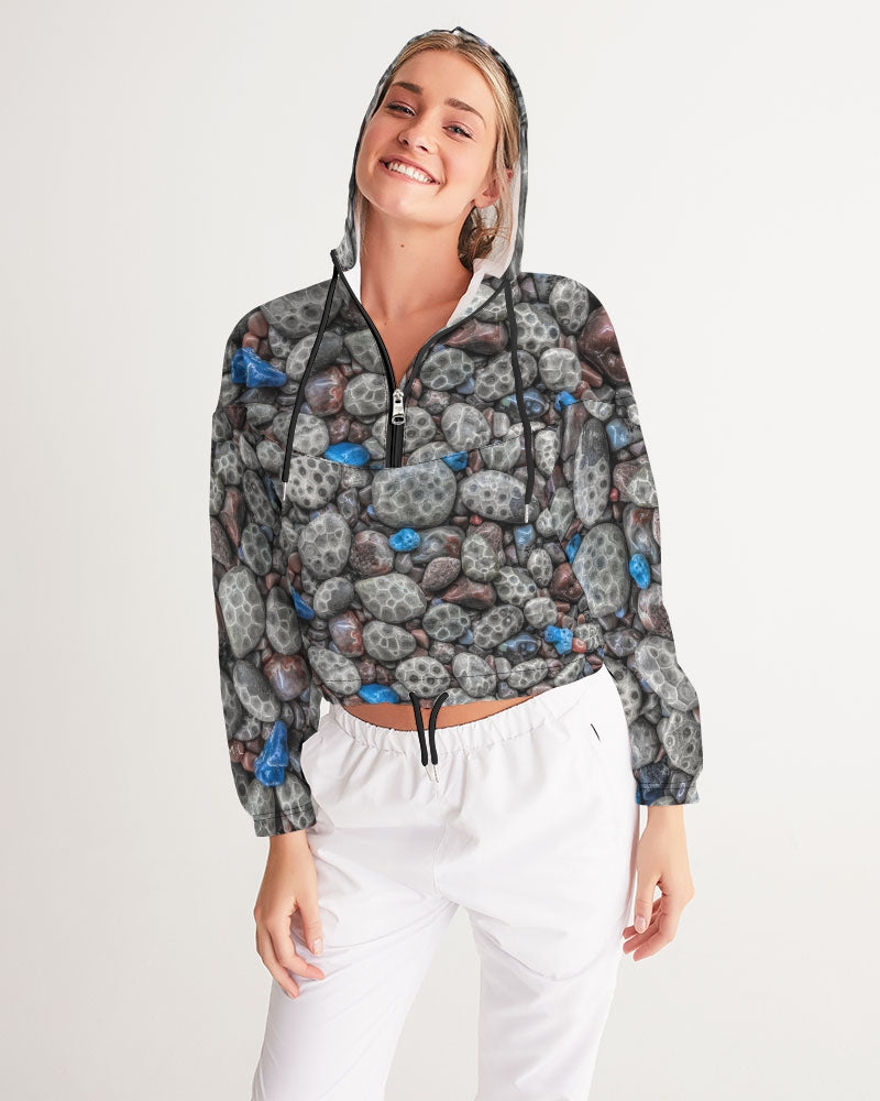 Petoskey Leland Agate Cropped Windbreaker