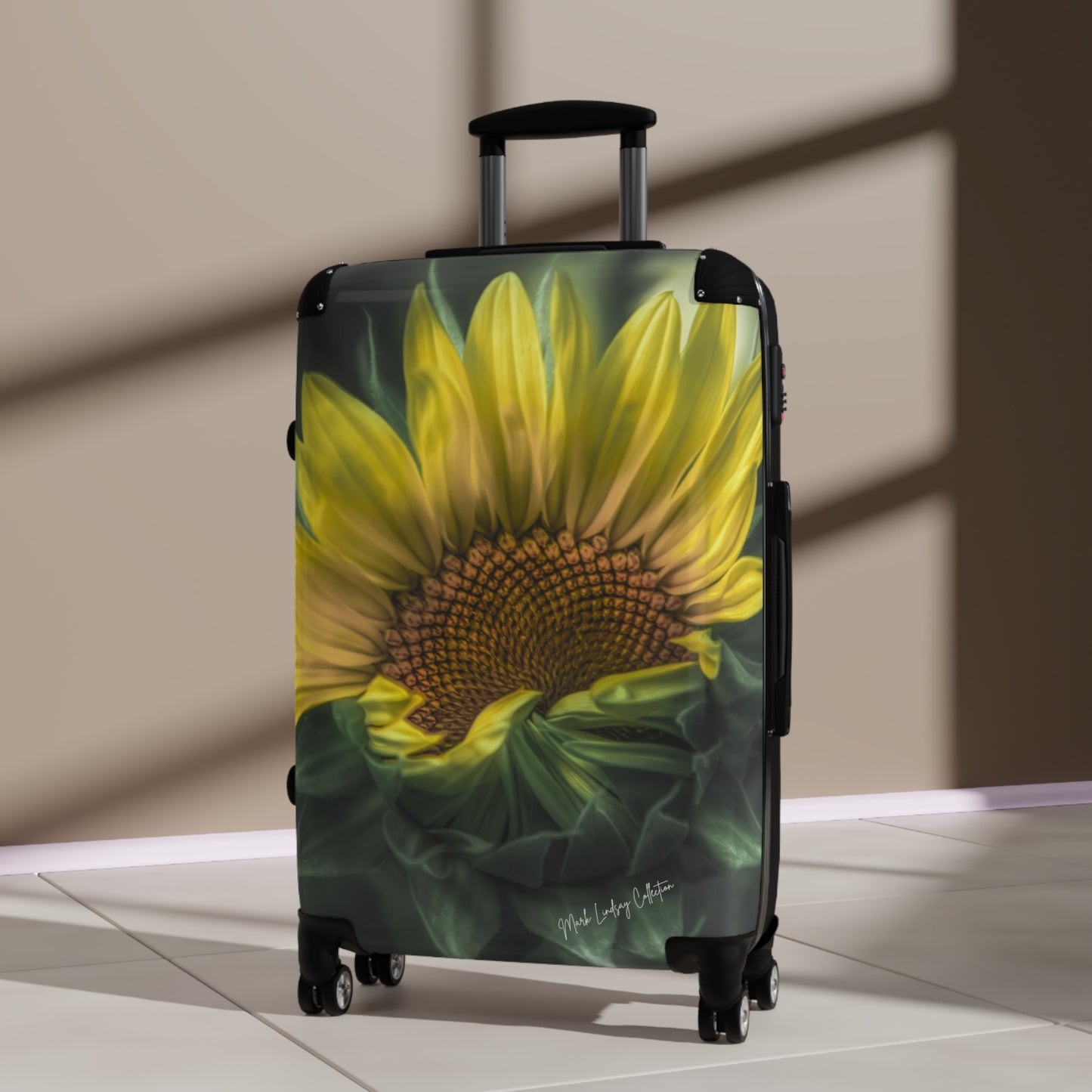 Bashful Brilliance Custom Art Luggage