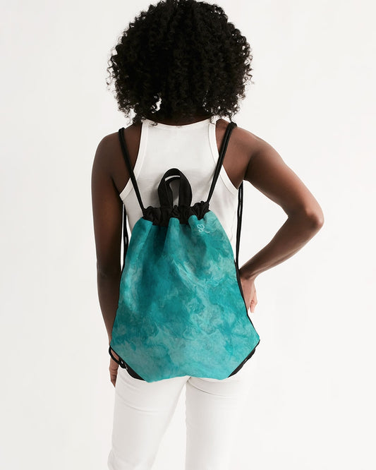 Chrysocolla Calm & Peace Canvas Drawstring Bag