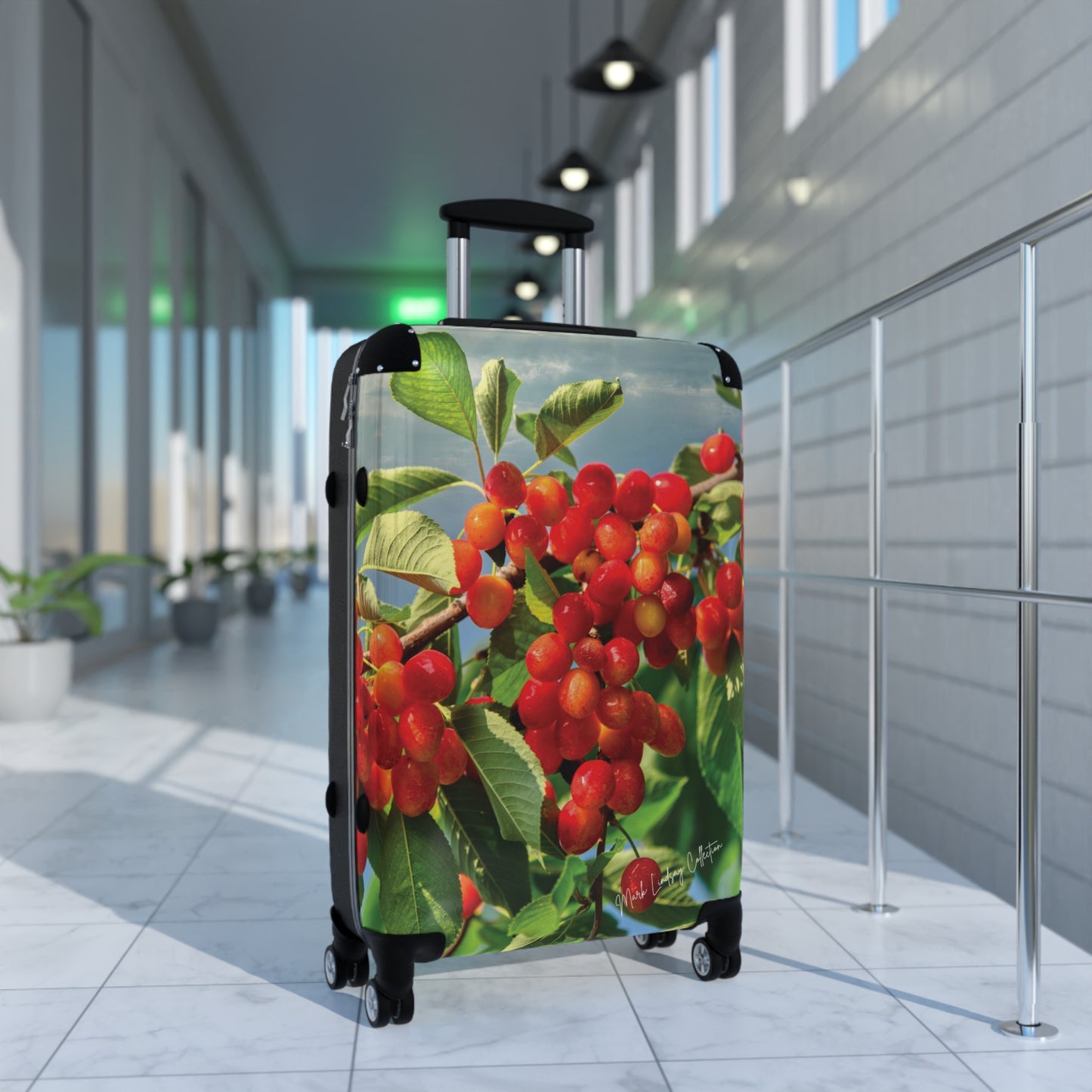 Cherry Capital of the World Custom Art Luggage