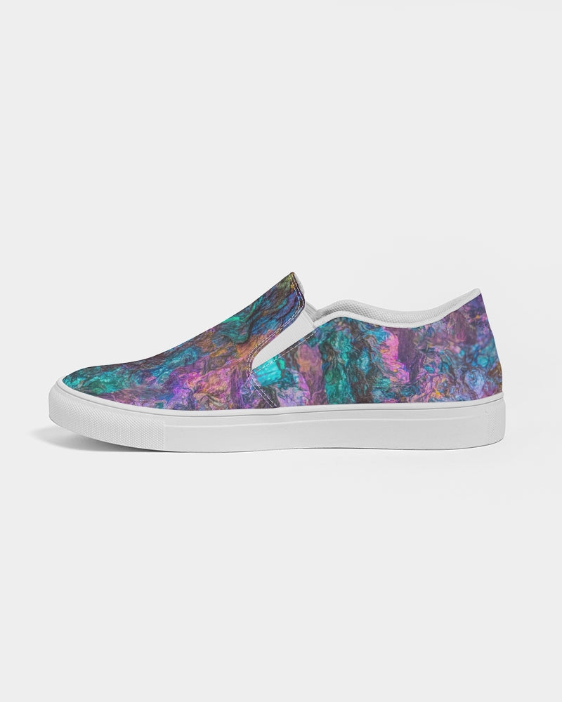 Peacock Ore Positive Directions Slip-On Canvas Shoes