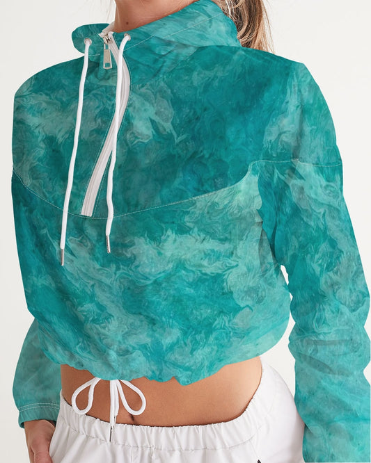 Chrysocolla Calm & Peace Cropped Windbreaker