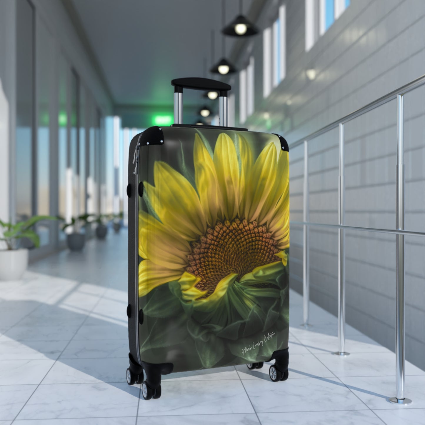 Bashful Brilliance Custom Art Luggage