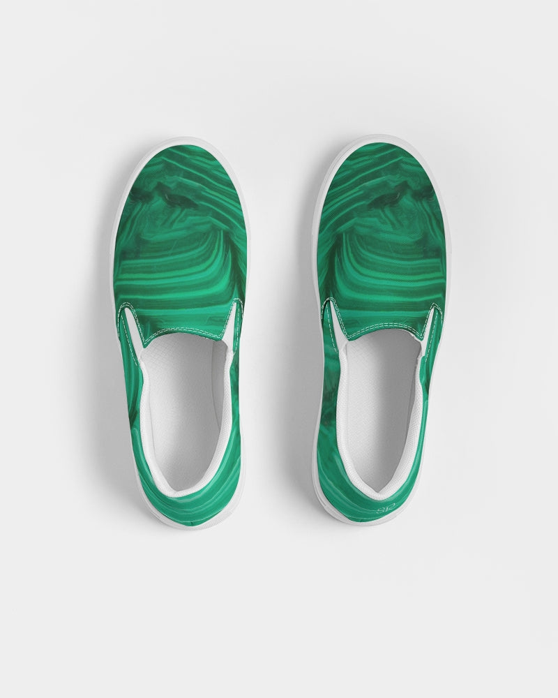 Malachite Spirit of Nature Slip-On Canvas Shoes