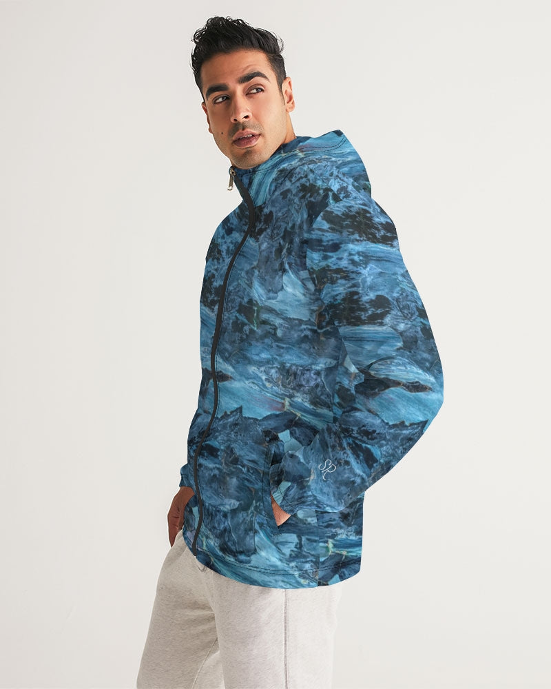 Pietersite 'Stone of Vision' Men's Windbreaker