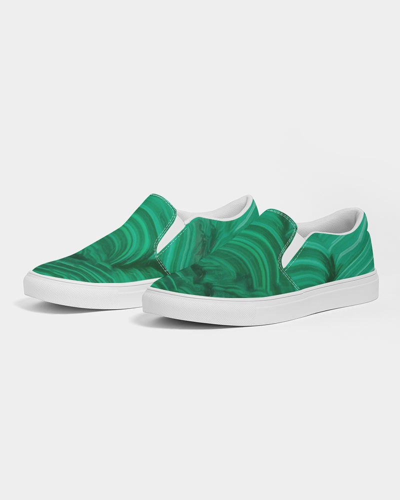 Malachite Spirit of Nature Slip-On Canvas Shoes