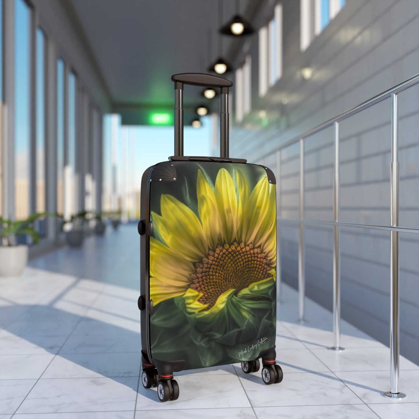 Bashful Brilliance Custom Art Luggage