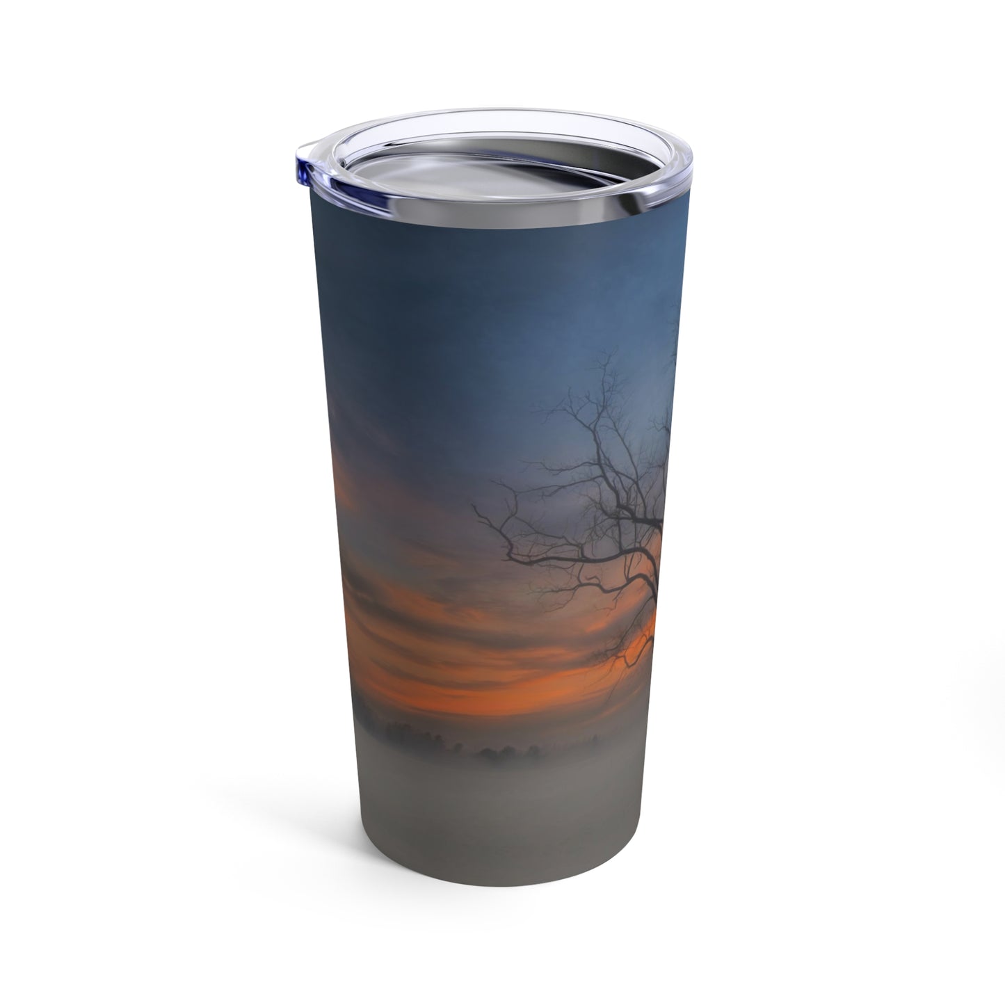 Winter Tree Sunset Tumbler 20oz