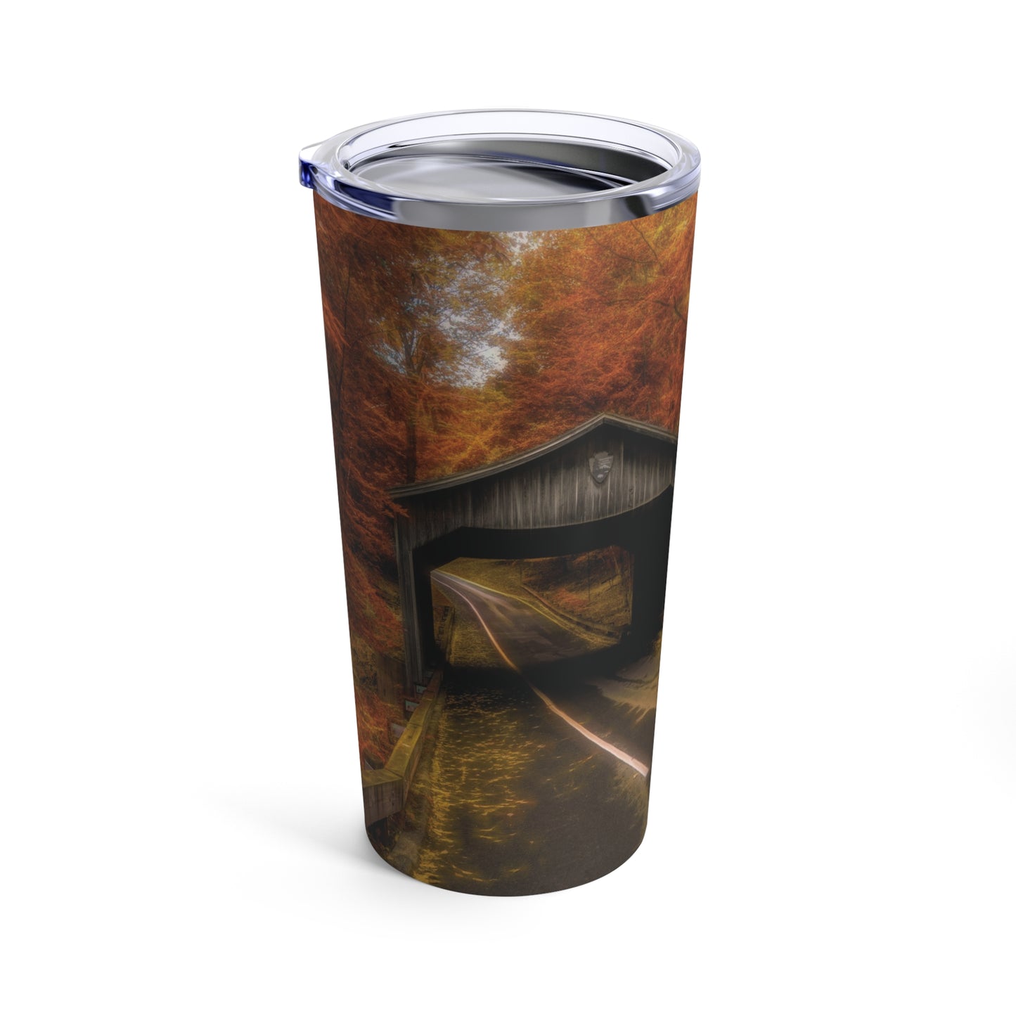 Sleeping Bear Covered Bridge Tumbler 20oz