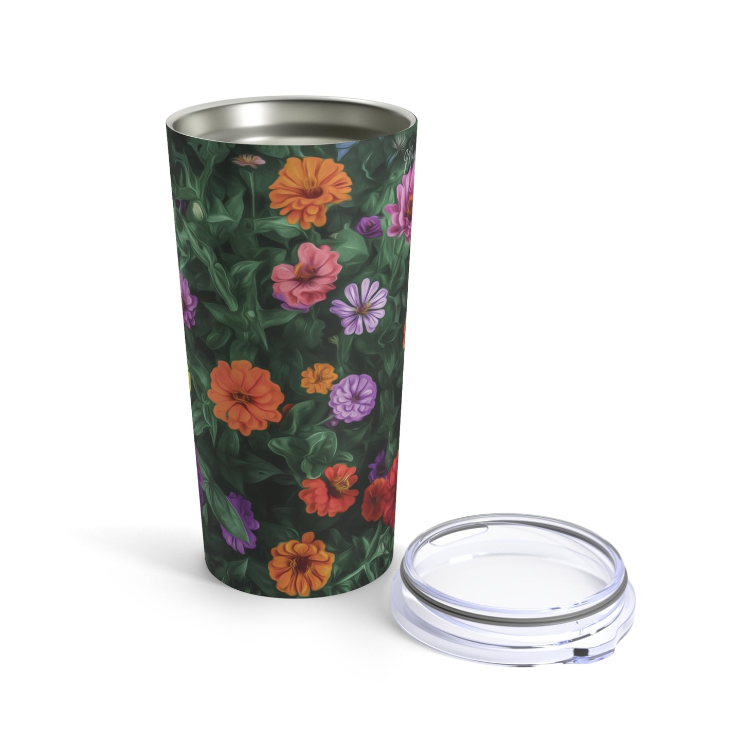 Flower Garden Tumbler 20oz