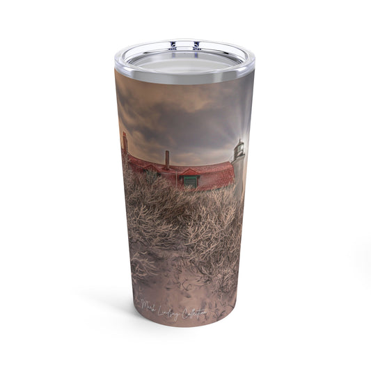 A Winter's Dream at Point Betsie Lighthouse Tumbler 20oz