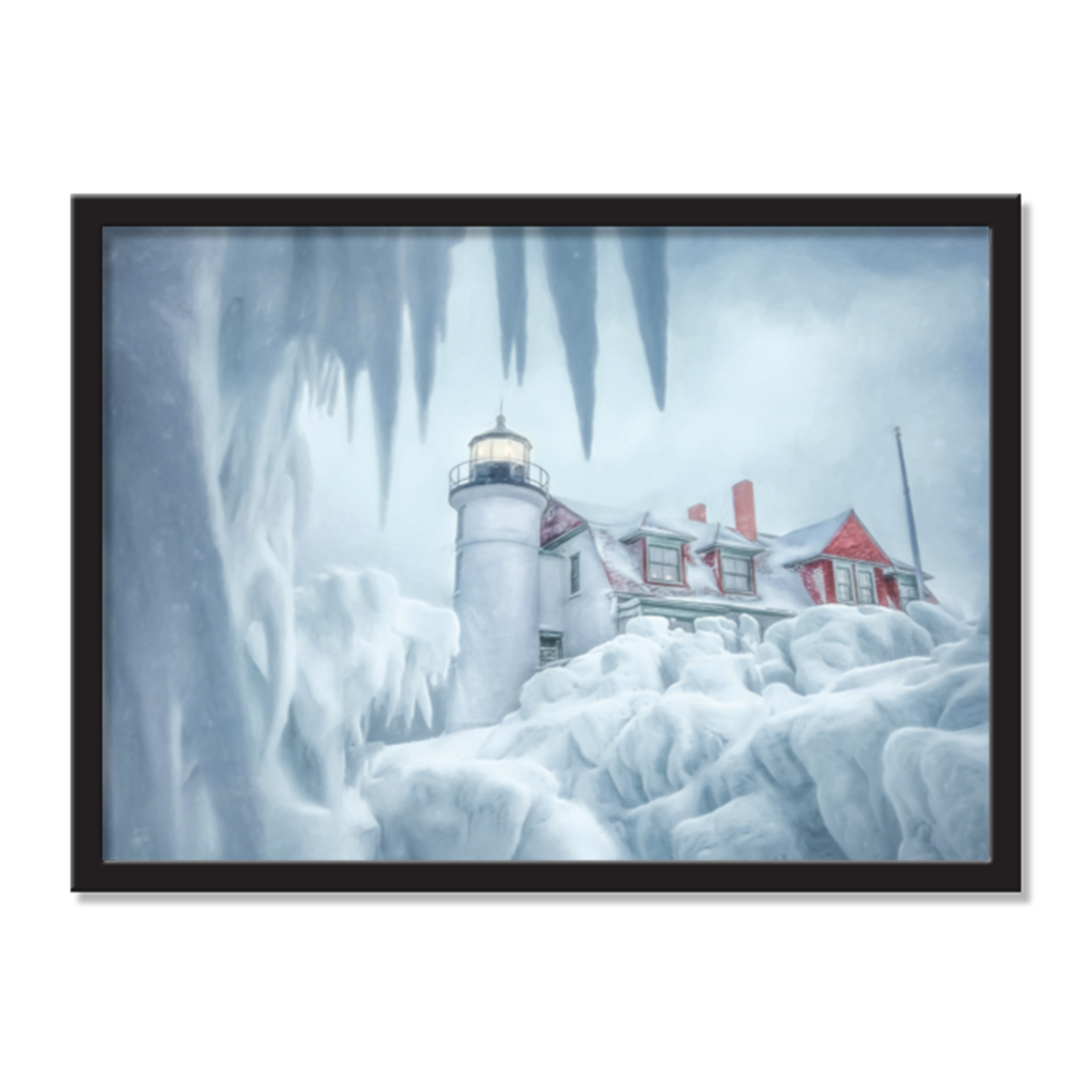 Frozen Point Betsie AirFrame Photo Tile