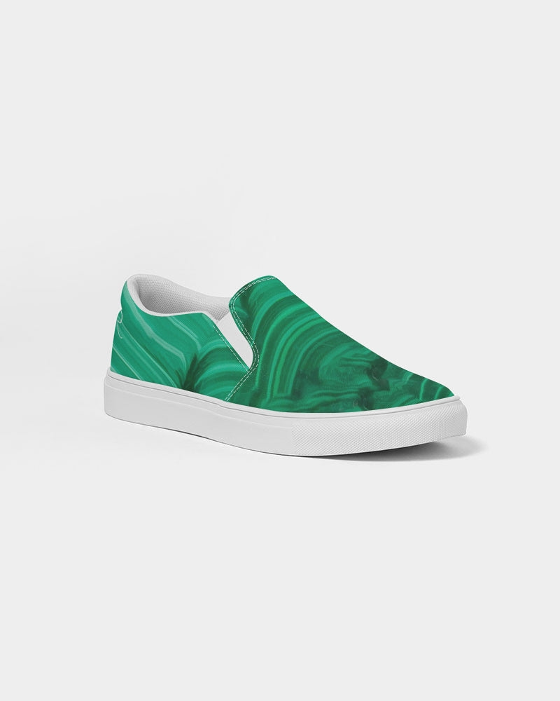 Malachite Spirit of Nature Slip-On Canvas Shoes