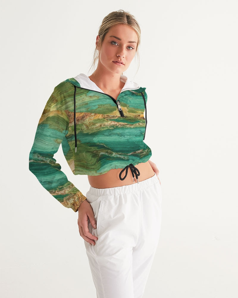 Freedom Jasper Earth's Vibration Cropped Windbreaker