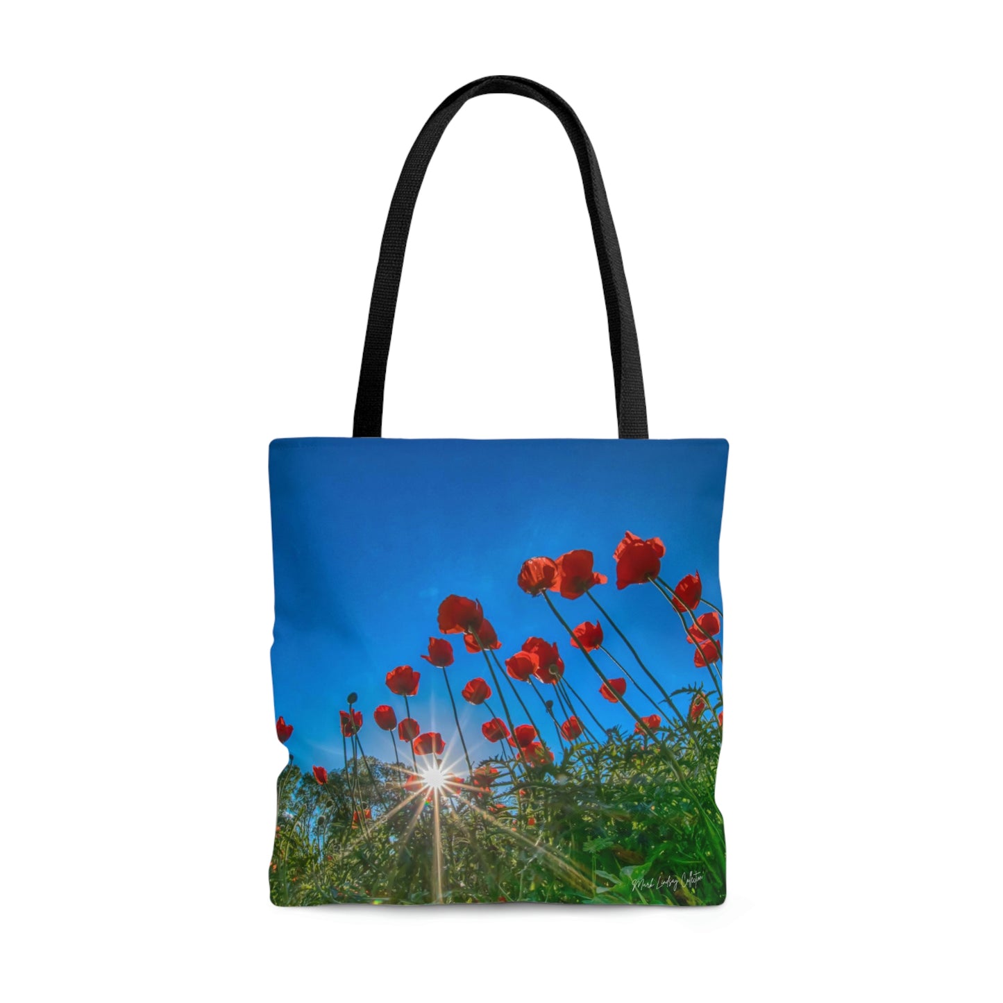 Orange Poppies Art Tote